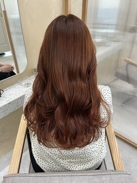 ジーナ 大宮(Zina) ブリーチなしWオレンジブラウン