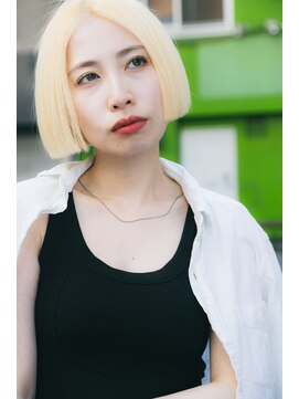 ロード(Road) ハイトーン切りっぱなしボブ