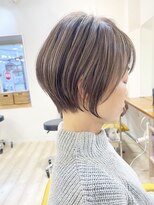 モリオ フロム ロンドン 成増店&nbsp;【morio成増 セリザワ】ショートボブ ハイライトカラー