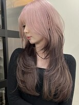 ラキング ギンザ トウキョウ(LAKING GINZA)&nbsp;くびれヘア/アプリコットオレンジ/夏/ハイライトカラー[銀座駅]