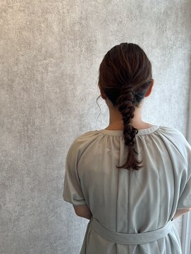 コス(COS) 【COS/平塚/加藤】多毛さん必見◎編みおろしアレンジ