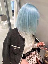 キオク(KIOX)&nbsp;ブルーカラー/水色カラー/名古屋/栄/ハイトーン/ブリーチカラー