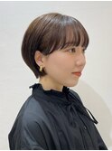 まとまる丸みショートボブ!