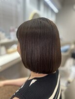 アオ 花咲町(a-o)&nbsp;ハネないスッキリボブスタイル♪