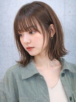 ルシードスタイル バレッタ(LUCIDO STYLE BARRETTA)&nbsp;ミディアムボブレイヤー前髪あり抜け感くびれシルエット