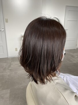 ツーバイヘアーズチーク(2 by hair. s chic) 桜インナーカラー×レイヤーボブ