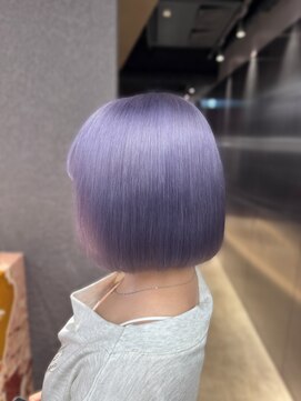 エン 栄店(enne) 大人ガーリー/ダークアッシュ/ミディアムレイヤーカット/栄