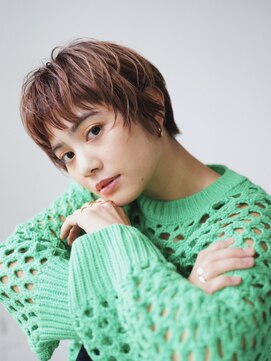 メモリーズ 表参道(Memories) 大人かわいい小顔ショートショートヘア30代40代50代白髪ぼかし