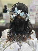 プランタンシエル(printemps CIEL) 和装ハーフアップ