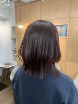 ヘアースペースブルーム プリュス 石橋店(HAIR SPACE BLOOM plus)&nbsp;ワインレッド/髪質改善トリートメント/艶髪/レイヤーカット