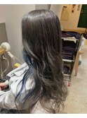 韓国ヘアハッシュカットダブルハイライトカラー【Lapista池袋】