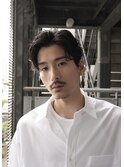 原宿ルーズパーマセンターパート波巻きシャドウパーマ眉毛