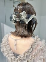 ヴェイン 渋谷(vain)&nbsp;ボブアレンジ 結婚式お呼ばれヘア イベントヘア