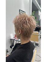 ジュール メンズ 大分(Joule men's)&nbsp;フェザーパーマ/スパイキーショート/ハイトーン/[大分駅]