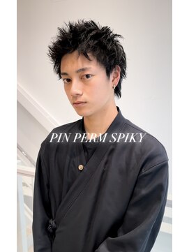 ロンド クラン 岡崎(Lond Clan) ピンパーマ/スパイキーショート/