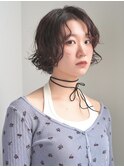 レイヤーショート・ボブ/前髪なし/絶壁解消/20代/30代