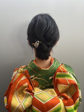 ラパニエ 博多(La panier) ゆるふわシニヨン