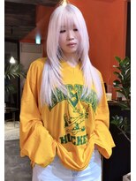 テラ 仙台(Tera) ホワイトミルクティー × レイヤーカット