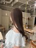 【夏限定】光に映える透明感ブリーチなしダブルカラー+カット