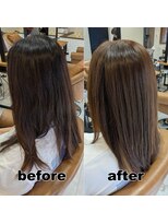 モンド ヘアクリエーション 下荒田店(monde hair creation)&nbsp;【monde】before × after × 髪質改善