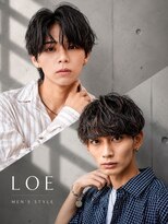 ロエメンズ(LOE men’s)&nbsp;リバースセンターパート/ニュアンスパーマ[大宮]