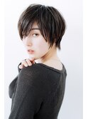 【aRietta/銀座】セミウェットグレージュモーブカラーボブ