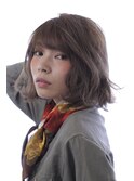 ふんわりルーズなボブ