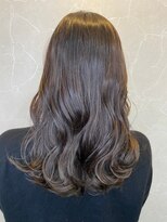 ジーナ 渋谷駅前(Zina)&nbsp;小顔セミウェットウェーブピンクベージュハイライトカラー