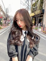 ローバー(ROAVER) オルチャンヘアスタイル ニュアンスカラー かきあげロング