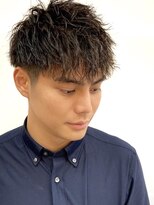 銀座マツナガ 浅草店 ツイストスパイラルパーマ/ツーブロアップバングマッシュ七三
