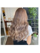 ヘアールーム グリン(Hair room GRin) バレイヤージュ　ハイライト　ブリーチ　ダブルカラー　カラー