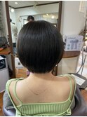 30代40代♪大人かわいい小顔ショートボブ☆シースルー前髪