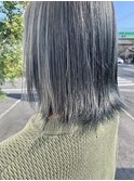 #ペールシルバー/1ブリーチ/デザインカラー/艶髪/20代/30代