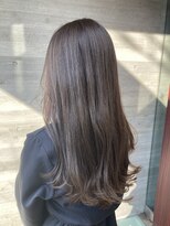 ソルトウォーター(SALT WATER)&nbsp;レイヤーカット/ブラウン/韓国ヘアー/ブリーチなし/恵比寿/