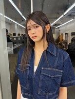 ノク 渋谷(nok) パールグレージュシルキーグレージュ2wayバンク_美髪