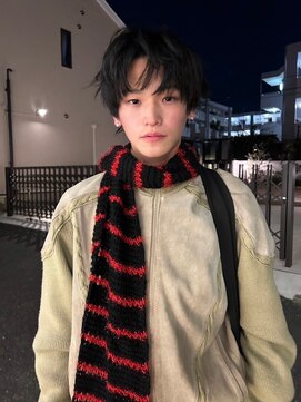 シキ ローズ 表参道(siki ROSE) ウルフ/アッシュブラック/カルマパーマ/ベリーショート[表参道]