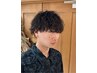 《人気◎》カット+波巻きパーマ¥15000