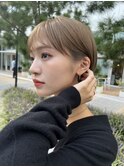 髪質改善＊ことりベージュショートカット＊美髪【Zina南草津】