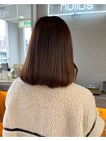 ヌル ヘア デザイン(nullus hair desigh)&nbsp;トリートメントストレート/ストレート/アースカラー