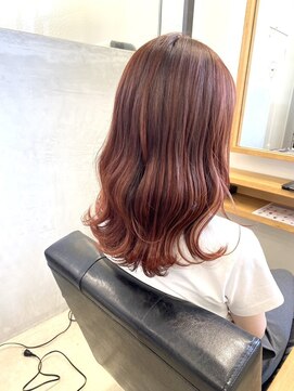 ソッカ(socca) 大人華やかチェリーピンク波巻きロング