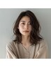 【立体感×白髪ぼかし】脱白髪染めハイライト+透明感カラー　￥15400【平野】