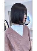 あご下2cm丸みボブ 10代20代 大阪梅田 すとんボブ
