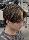 熊本メッシュ メンズカラー ハイライト MEN'S HAIR