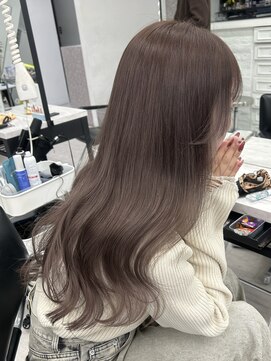 アマトウキョウ アユンチェ(AMA TOKYO×AYUNCHE) ラベンダーベージュ ラベンダーグレージュ 透明感カラー