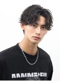 無造作センターパート