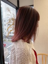 キジ(kiji)&nbsp;ボブ/ミディアムボブ/ピンク〔久屋/丸の内/久屋大通/高岳/栄〕