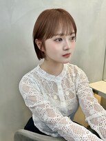 グロー 大宮(GLROW)&nbsp;前髪顔まわりボブレイヤーボブ顔まわり縮毛矯正haruhi