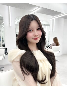 アマトウキョウ アユンチェ(AMA TOKYO×AYUNCHE) 前髪顔まわり韓国ヘアレイヤーカットサイドバンク2wayバンク韓国