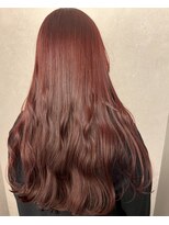 ジェニーバイメノン(JENNIE by Menon) 暖色系カラー　　ダブルカラー　　レッドブラウン