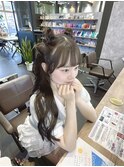 最強かわいいリボンヘアアレンジ/ヘアセット/推し活アレンジ
